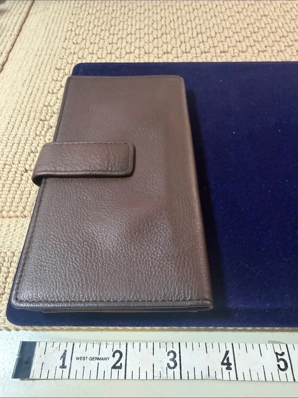 Rolfs Brown Leather Men's Card Holder Wallet
